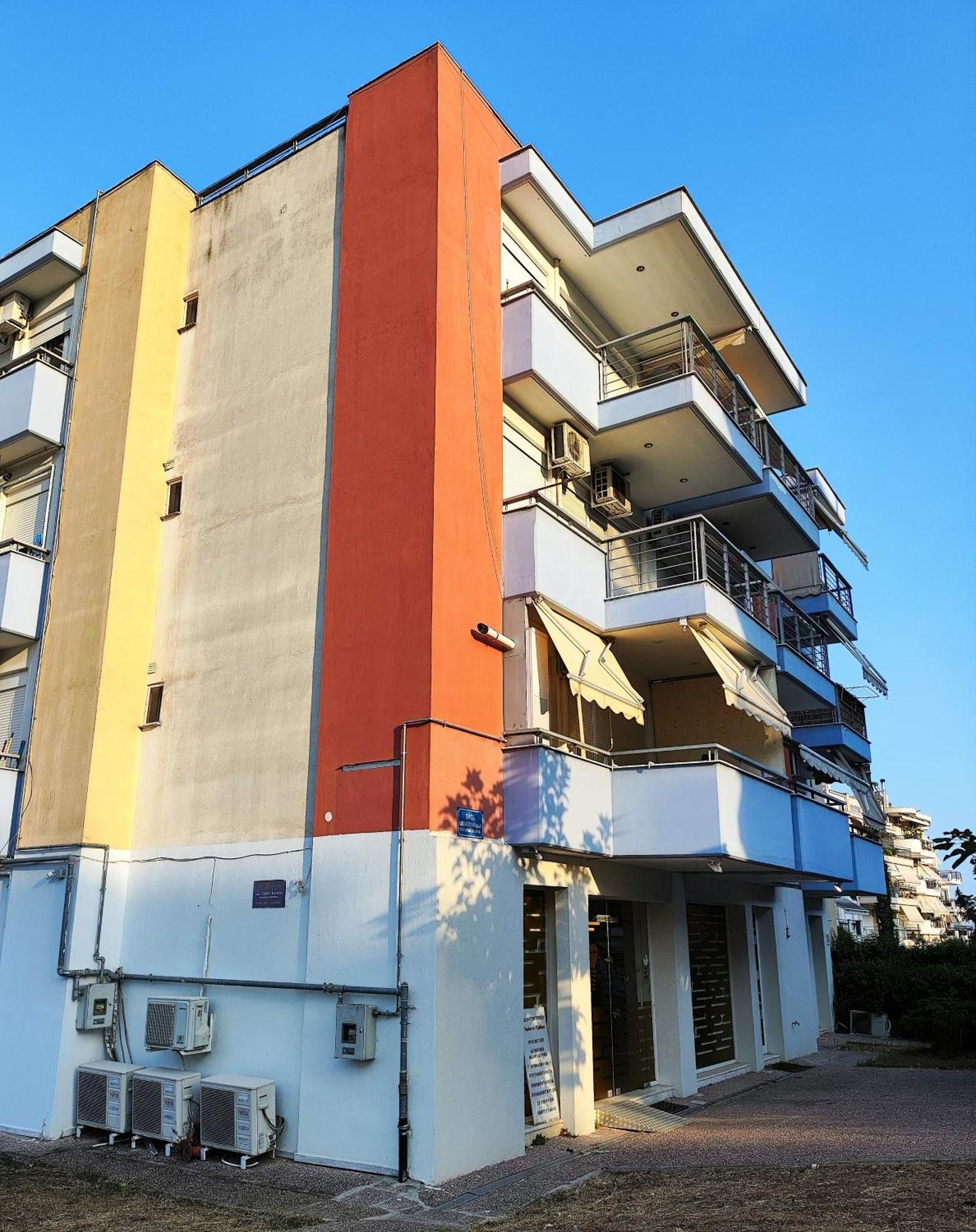 Homely Flat Near Airport Thessaloníki Exteriör bild
